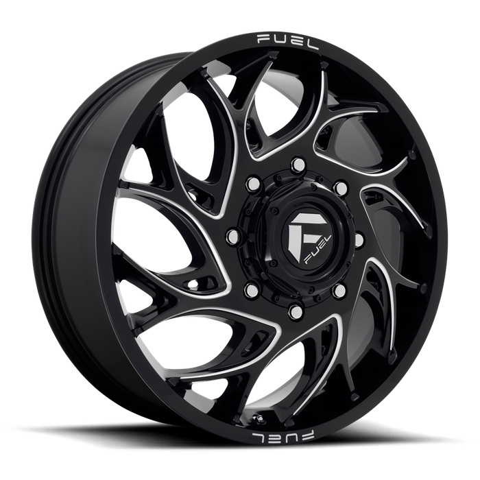 Fuel 1PC D741 RUNNER 20X8.25 105 8X200/8X200 Gloss Black Milled