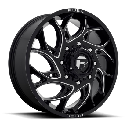 Fuel 1PC D741 RUNNER 20X8.25 105 8X210/8X210 Gloss Black Milled