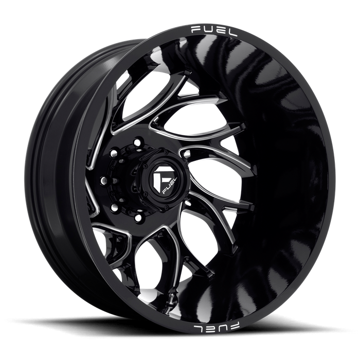 Fuel 1PC D741 RUNNER 22X8.25 -176 8X200/8X200 Gloss Black Milled