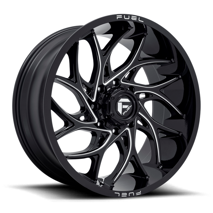 Fuel 1PC D741 RUNNER 24X11 0 8X170/8X6.7 Gloss Black Milled