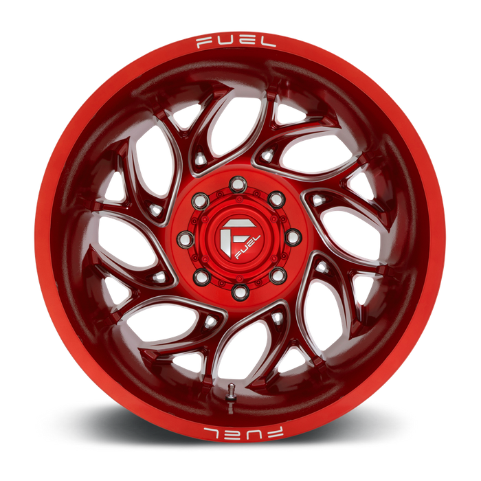 Fuel 1PC D742 RUNNER 22X8.25 -240 8X165.1/8X6.5 Candy Red Milled