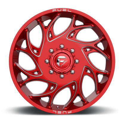 Fuel 1PC D742 RUNNER 20X8.25 105 8X200/8X200 Candy Red Milled