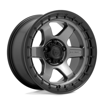 Fuel 1PC D752 BLOCK 18X9 20 5X127/5X5.0 Matte Gunmetal With Black Ring