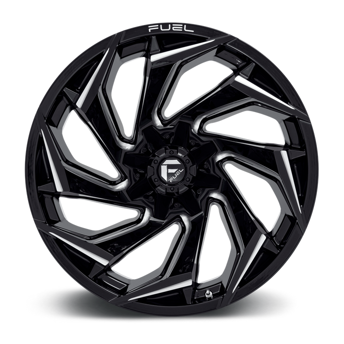Fuel 1PC D753 REACTION 22X10 -18 8X170/8X6.7 Gloss Black Milled