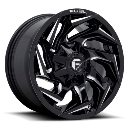 Fuel 1PC D753 REACTION 17X9 1 6X135/6X5.3/6X139.7/6X5.5 Gloss Black Milled