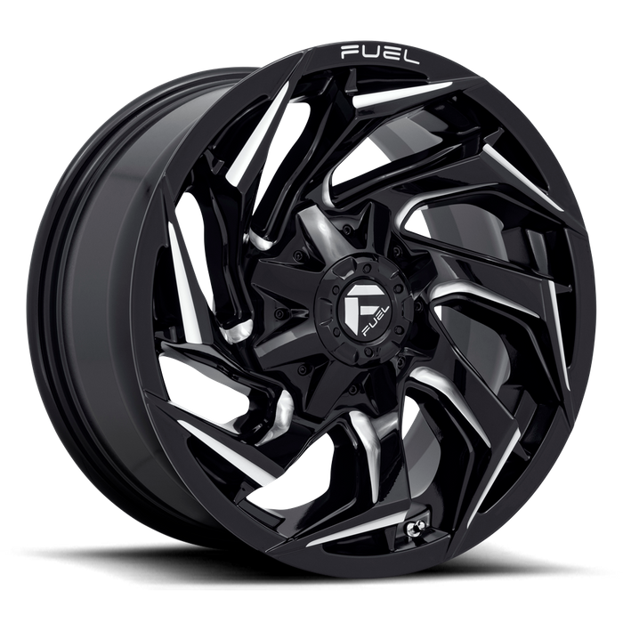 Fuel 1PC D753 REACTION 18X9 -12 8X170/8X6.7 Gloss Black Milled