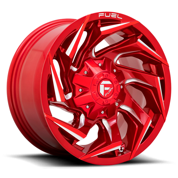 Fuel 1PC D754 REACTION 17X9 1 6X135/6X5.3/6X139.7/6X5.5 Candy Red Milled