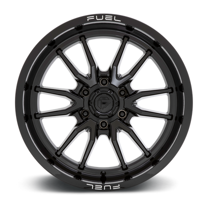 Fuel 1PC D760 CLASH 18X9 -12 6X139.7/6X5.5 Gloss Black