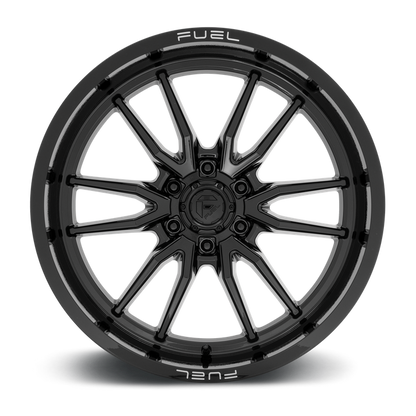 Fuel 1PC D760 CLASH 22X10 -18 6X139.7/6X5.5 Gloss Black