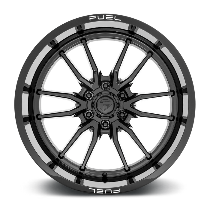 Fuel 1PC D760 CLASH 22X12 -44 6X135/6X5.3 Gloss Black