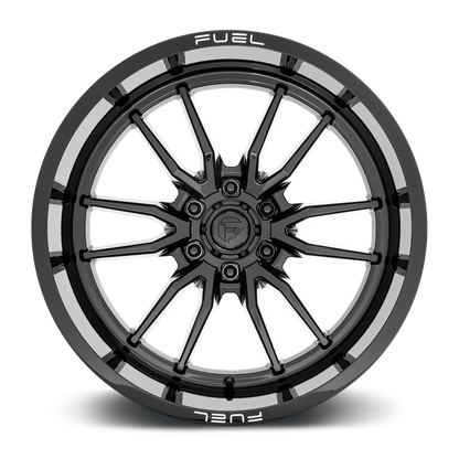 Fuel 1PC D760 CLASH 22X12 -44 6X139.7/6X5.5 Gloss Black