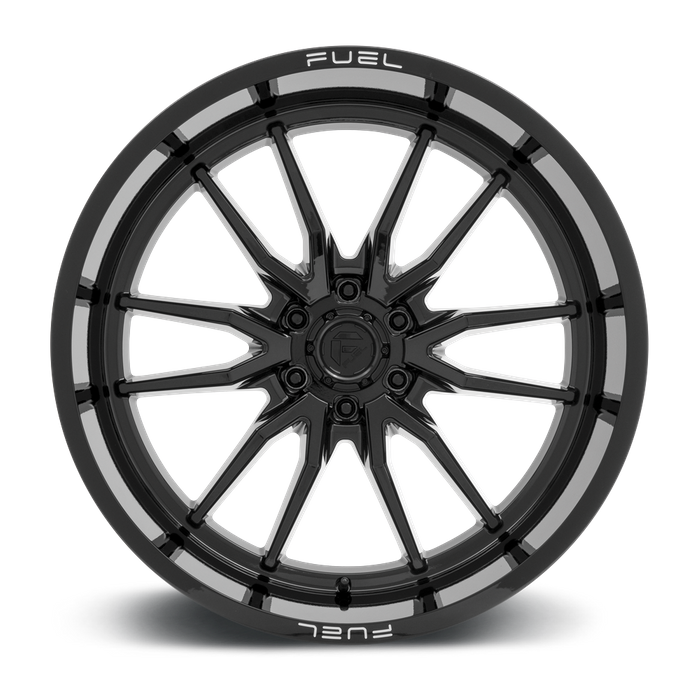Fuel 1PC D760 CLASH 24X12 -44 6X139.7/6X5.5 Gloss Black