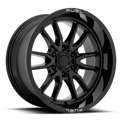 Fuel 1PC D760 CLASH 17X9 -12 6X135/6X5.3 Gloss Black