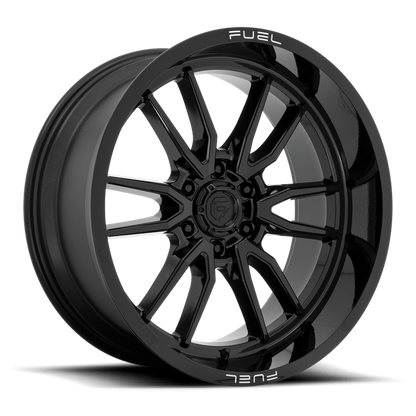 Fuel 1PC D760 CLASH 22X10 -18 6X139.7/6X5.5 Gloss Black