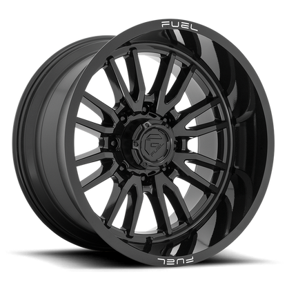 Fuel 1PC D760 CLASH 22X12 -44 8X180/8X7.1 Gloss Black