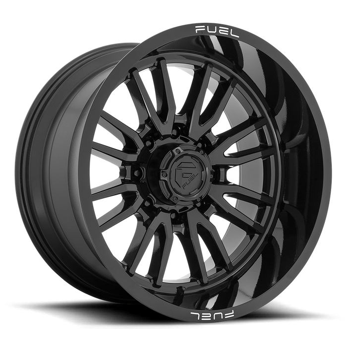 Fuel 1PC D760 CLASH 22X12 -44 8X165.1/8X6.5 Gloss Black