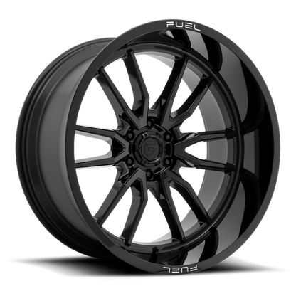 Fuel 1PC D760 CLASH 24X12 -44 6X139.7/6X5.5 Gloss Black