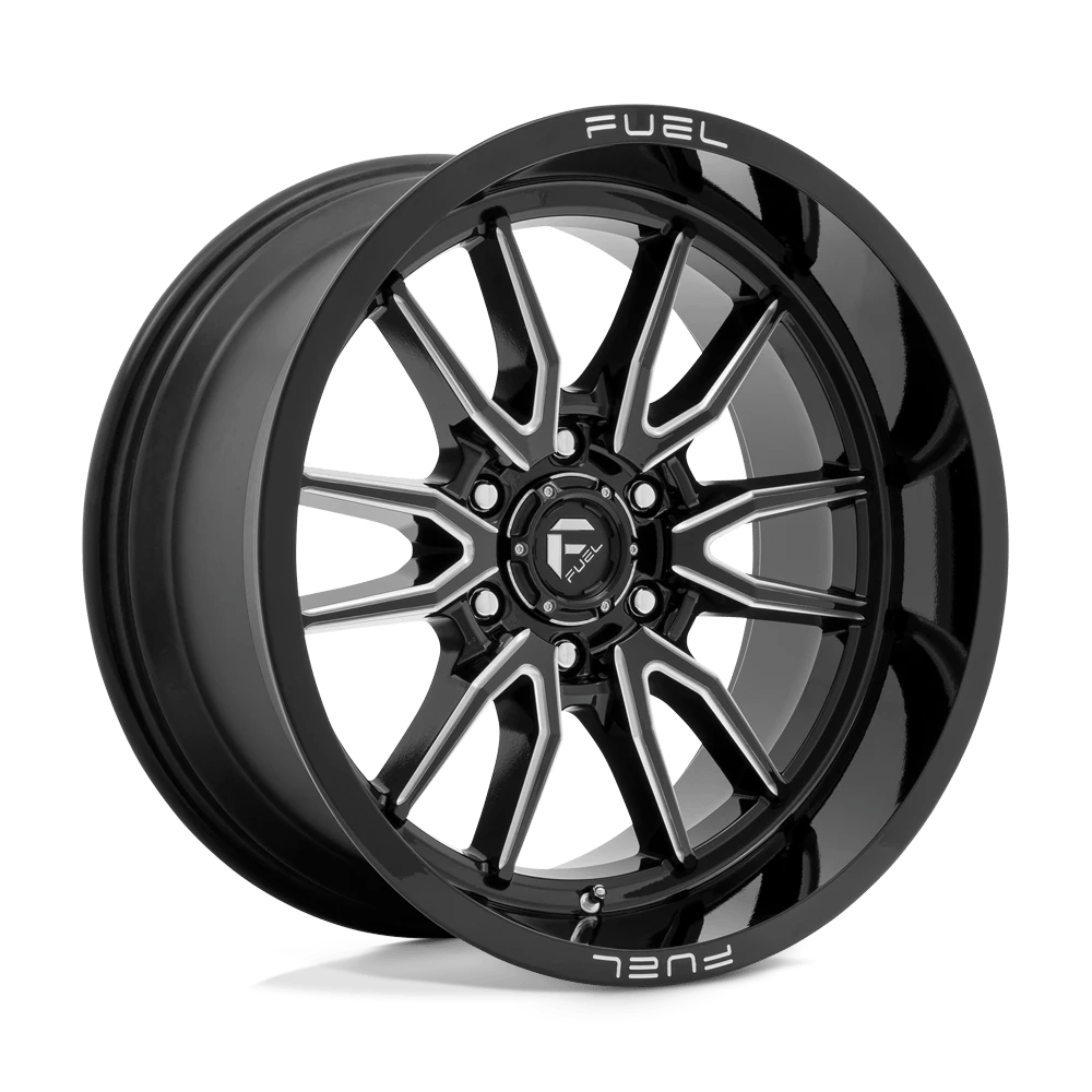 Fuel 1PC D761 CLASH 17X9 1 6X139.7/6X5.5 Gloss Black Milled