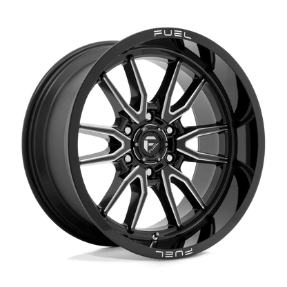 Fuel 1PC D761 CLASH 17X9 1 6X139.7/6X5.5 Gloss Black Milled