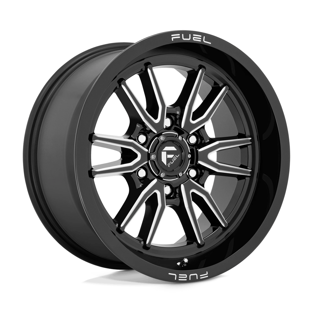 Fuel 1PC D761 CLASH 18X9 1 6X120/6X120 Gloss Black Milled