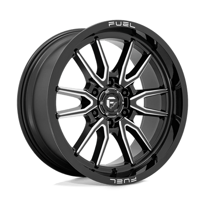 Fuel 1PC D761 CLASH 20X9 1 6X139.7/6X5.5 Gloss Black Milled