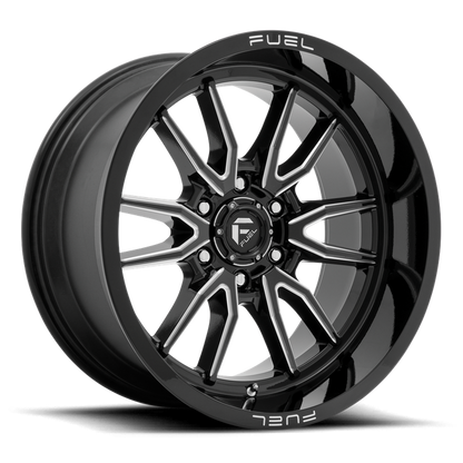 Fuel 1PC D761 CLASH 20X9 1 6X135/6X5.3 Gloss Black Milled