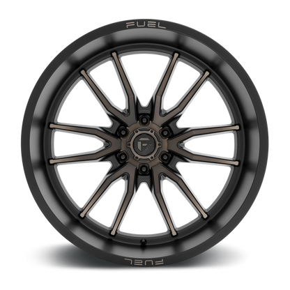 Fuel 1PC D762 CLASH 24X12 -44 6X135/6X5.3 Matte Black Double Dark Tint