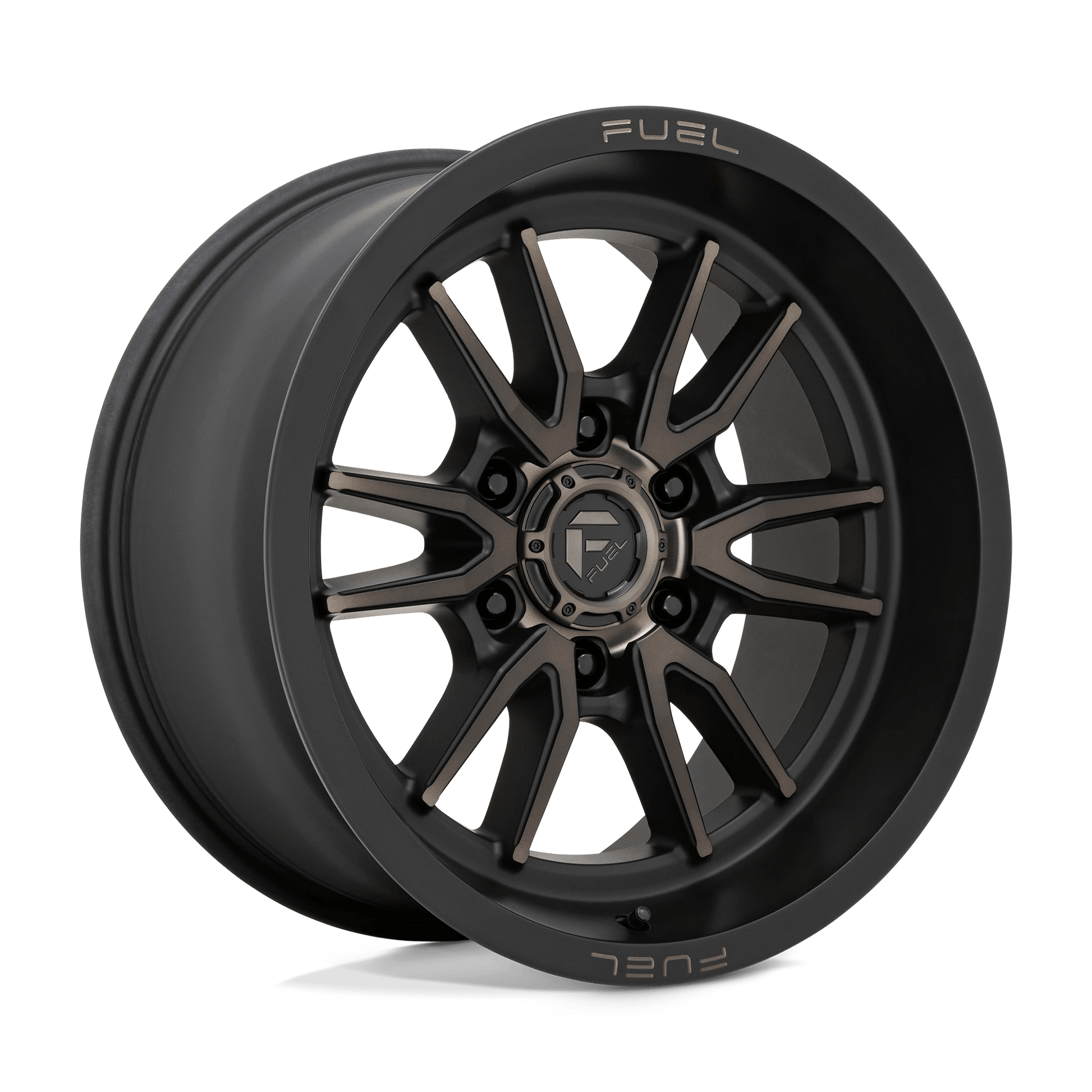 Fuel 1PC D762 CLASH 18X9 1 6X139.7/6X5.5 Matte Black Double Dark Tint