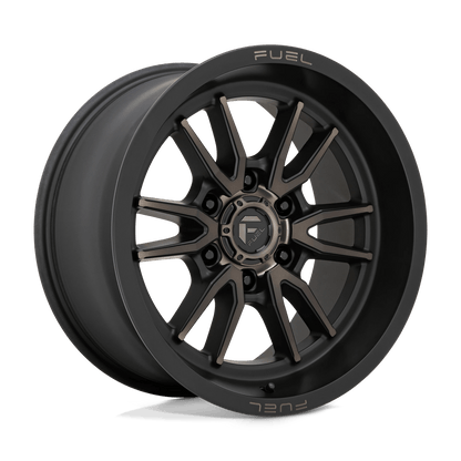 Fuel 1PC D762 CLASH 18X9 1 6X135/6X5.3 Matte Black Double Dark Tint