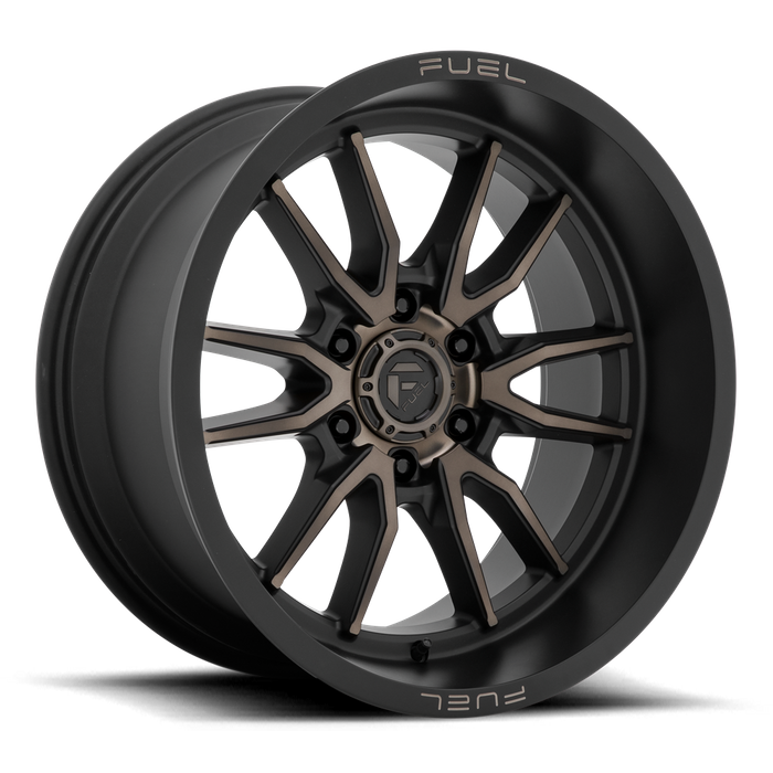 Fuel 1PC D762 CLASH 17X9 1 6X139.7/6X5.5 Matte Black Double Dark Tint