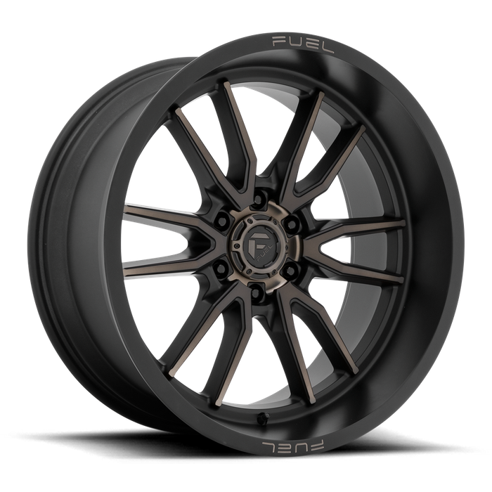 Fuel 1PC D762 CLASH 22X10 -18 6X139.7/6X5.5 Matte Black Double Dark Tint