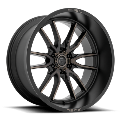 Fuel 1PC D762 CLASH 24X12 -44 6X135/6X5.3 Matte Black Double Dark Tint
