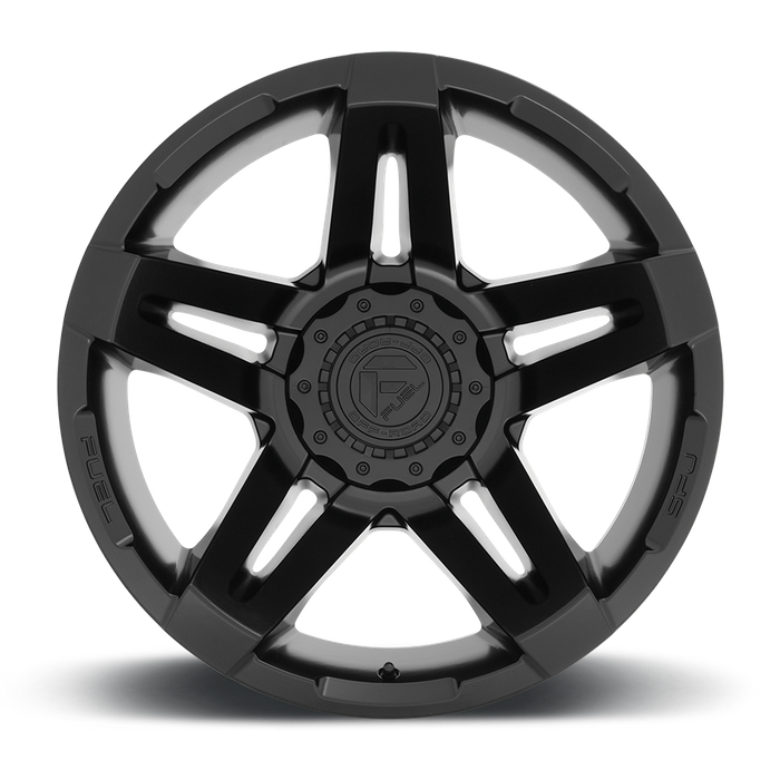 Fuel 1PC D763 SFJ 20X12 -44 5X114.3/5X127/5X4.5/5.0 Matte Black
