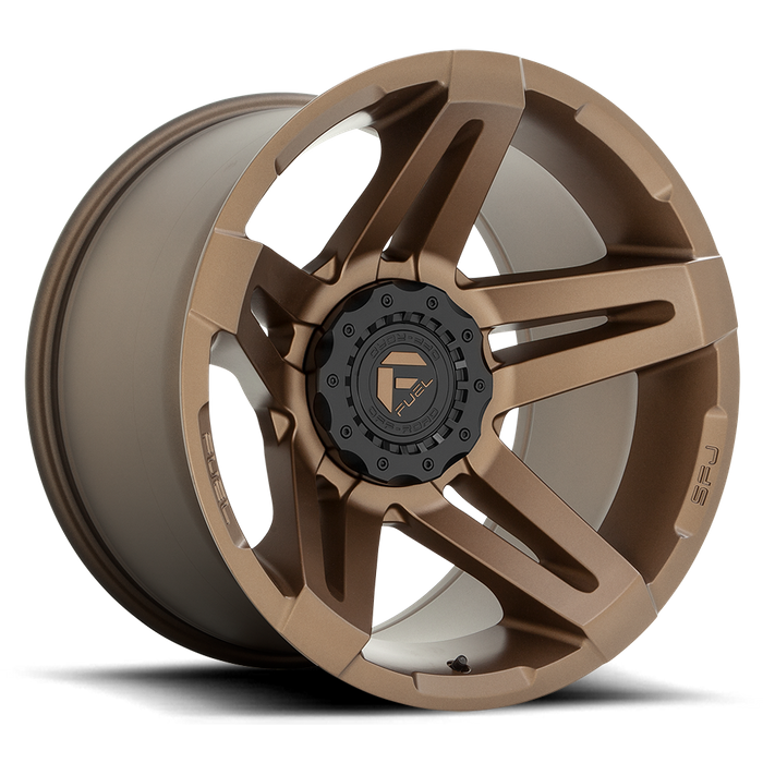 Fuel 1PC D765 SFJ 20X12 -44 5X114.3/5X127/5X4.5/5.0 Matte Bronze