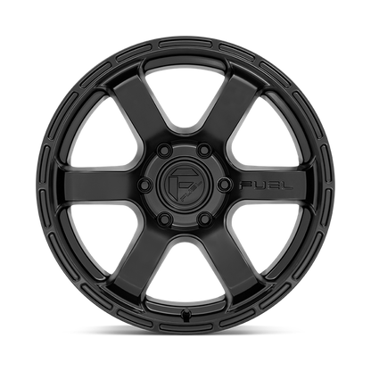Fuel 1PC D766 RUSH 18X9 1 6X135/6X5.3 SATIN BLACK