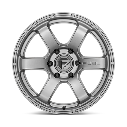Fuel 1PC D767 RUSH 18X9 1 6X139.7/6X5.5 Matte Gun Metal