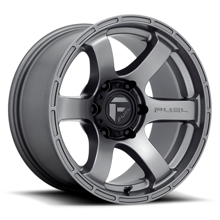 Fuel 1PC D767 RUSH 18X9 -12 6X139.7/6X5.5 Matte Gun Metal
