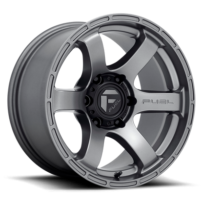 Fuel 1PC D767 RUSH 18X9 -12 6X139.7/6X5.5 Matte Gun Metal