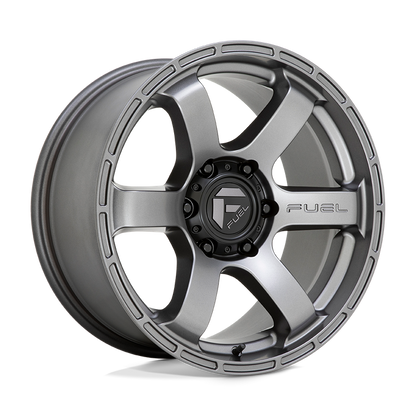 Fuel 1PC D767 RUSH 18X9 20 6X114.3/6X4.5 Matte Gun Metal