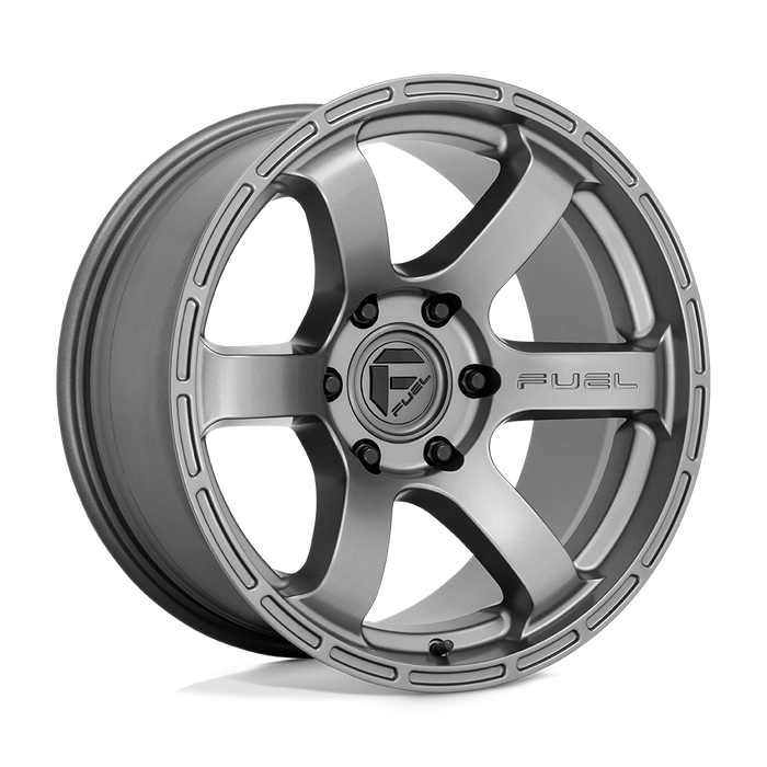 Fuel 1PC D767 RUSH 18X9 1 6X139.7/6X5.5 Matte Gun Metal