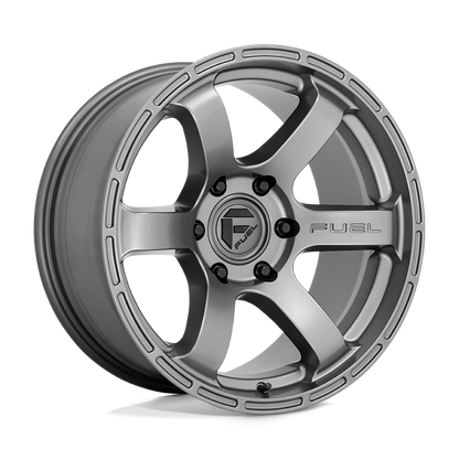 Fuel 1PC D767 RUSH 18X9 1 6X139.7/6X5.5 Matte Gun Metal