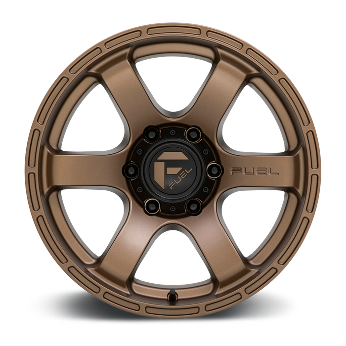 Fuel 1PC D768 RUSH 18X9 -12 6X139.7/6X5.5 Matte Bronze