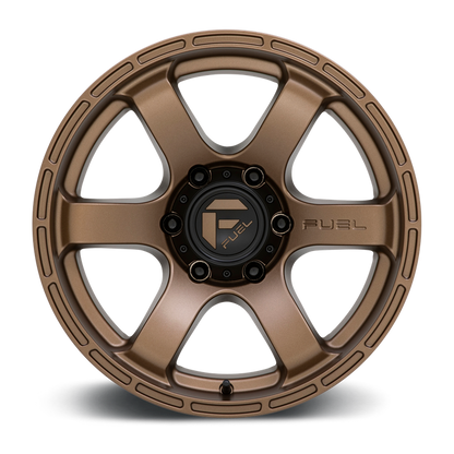 Fuel 1PC D768 RUSH 18X9 -12 6X139.7/6X5.5 Matte Bronze