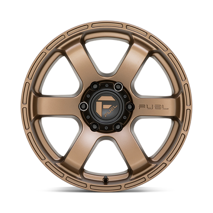 Fuel 1PC D768 RUSH 18X9 20 6X139.7/6X5.5 Matte Bronze