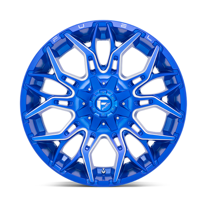 Fuel 1PC D770 TWITCH 22X10 -18 5X139.7/5X150/5X5.5/150 Anodized Blue Milled