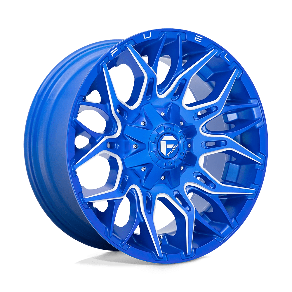 Fuel 1PC D770 TWITCH 22X10 -18 5X139.7/5X150/5X5.5/150 Anodized Blue Milled