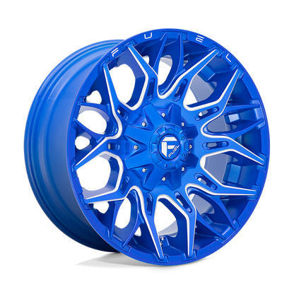Fuel 1PC D770 TWITCH 20X9 1 5X139.7/5X150/5X5.5/150 Anodized Blue Milled
