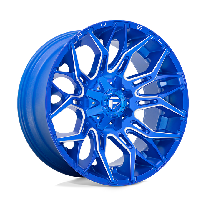 Fuel 1PC D770 TWITCH 22X10 -18 5X139.7/5X150/5X5.5/150 Anodized Blue Milled