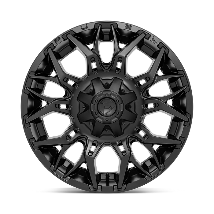 Fuel 1PC D772 TWITCH 20X10 -18 8X165.1/8X6.5 Blackout