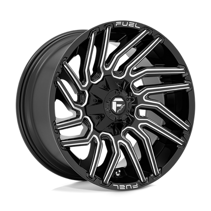 Fuel 1PC D773 TYPHOON 20X10 -18 8X170/8X6.7 Gloss Black Milled